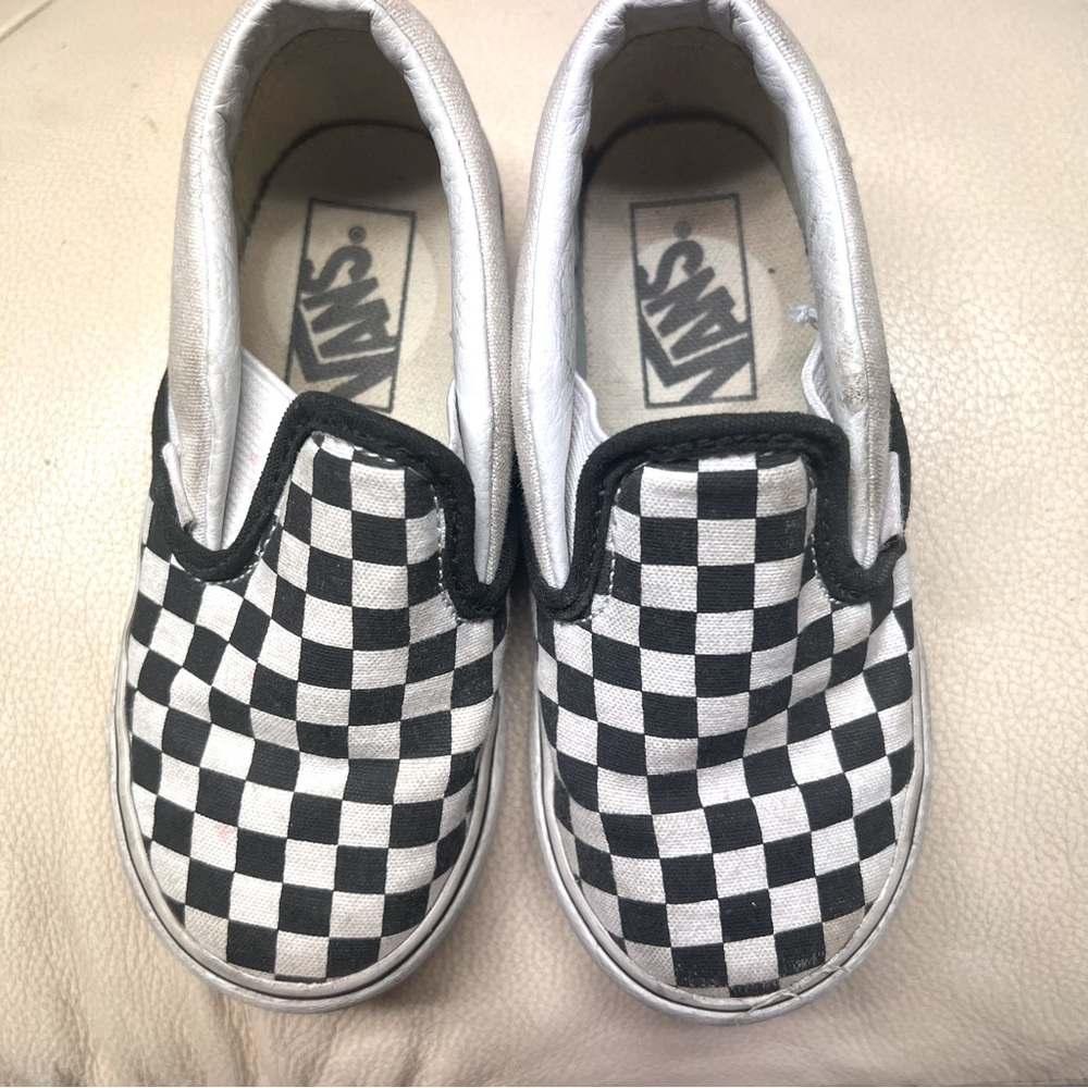 Toddler Slip-On Checkered Vans